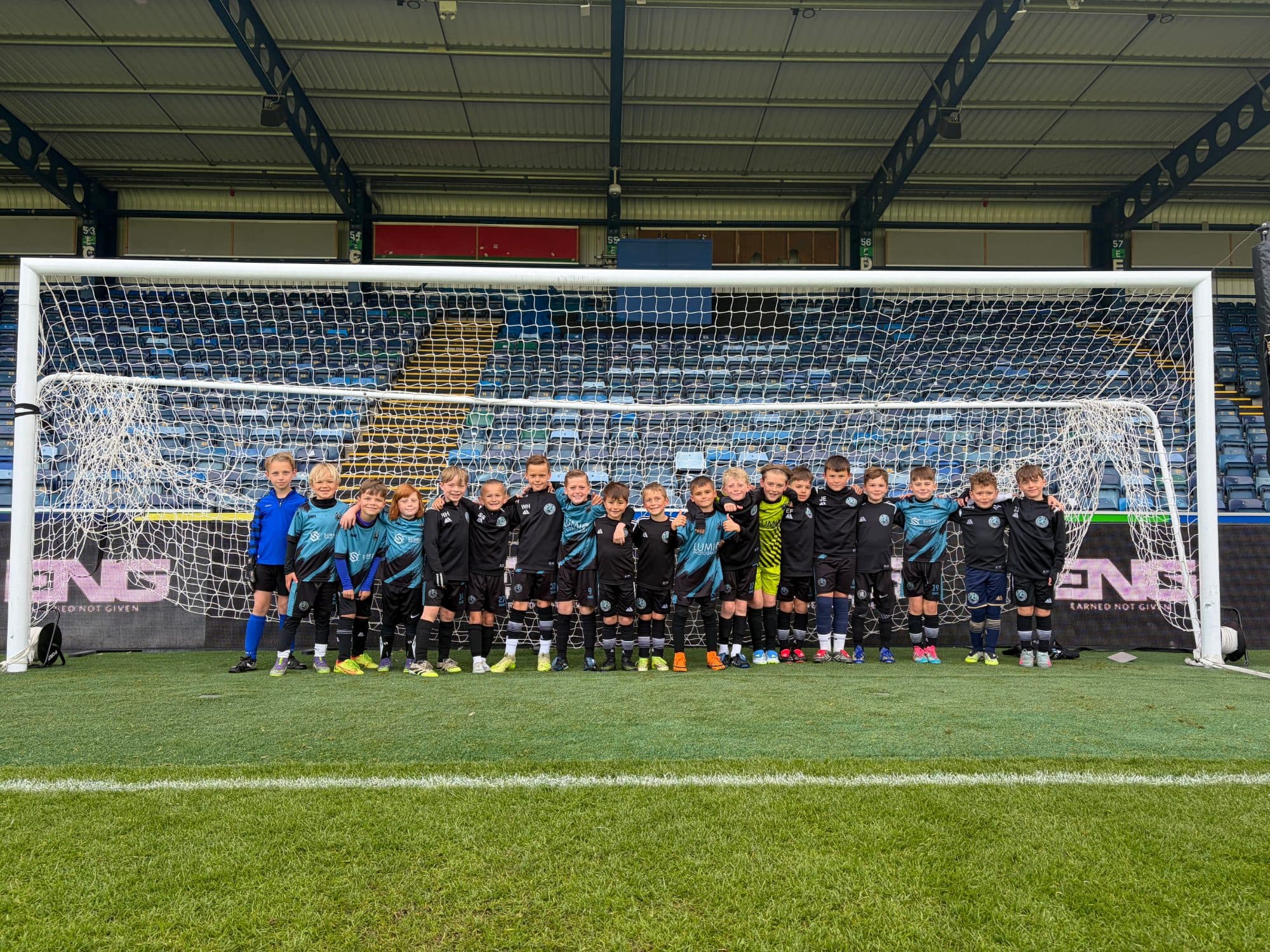 JDA Whites squad players together as a team before training