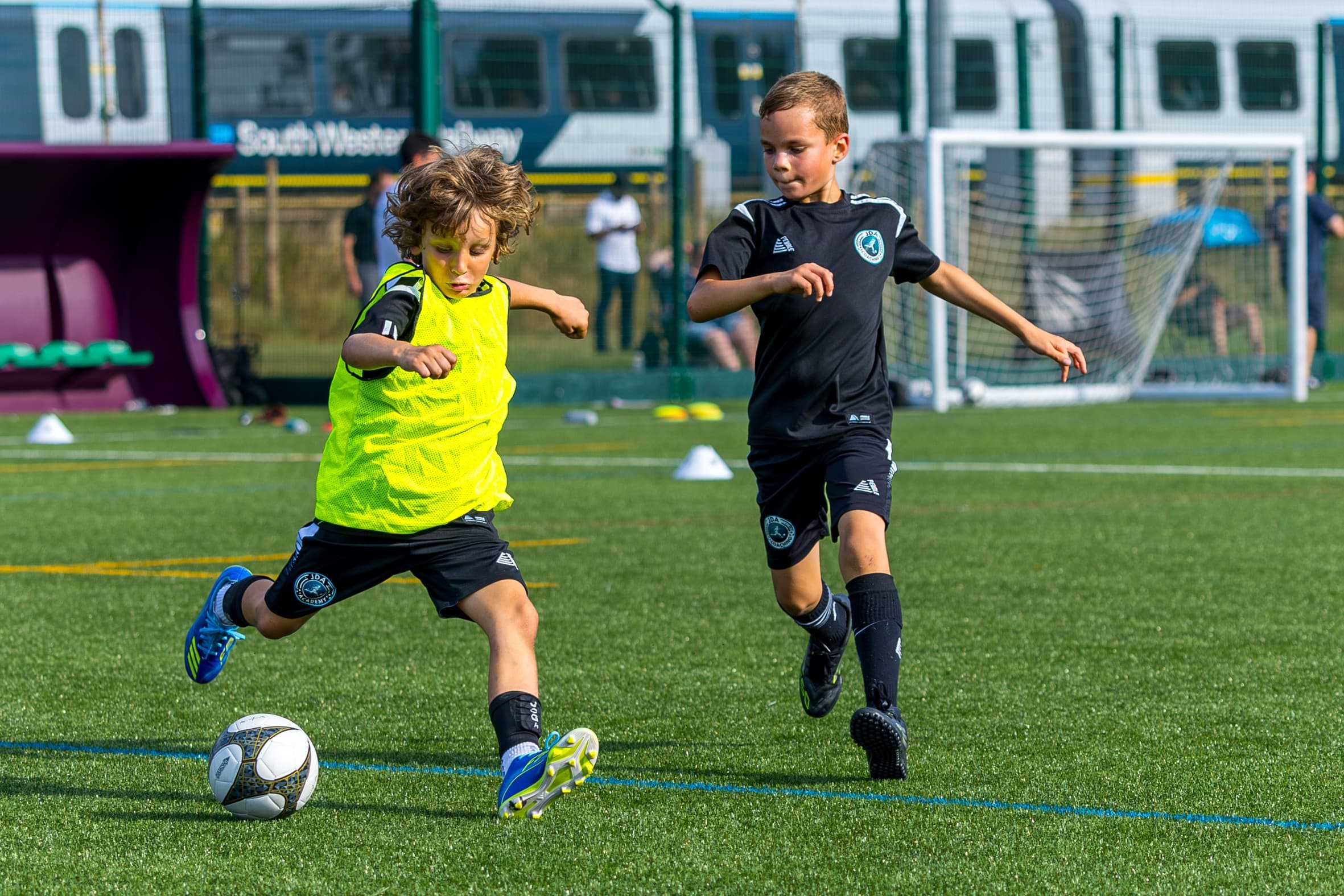 JDA players and coaches on a matchday