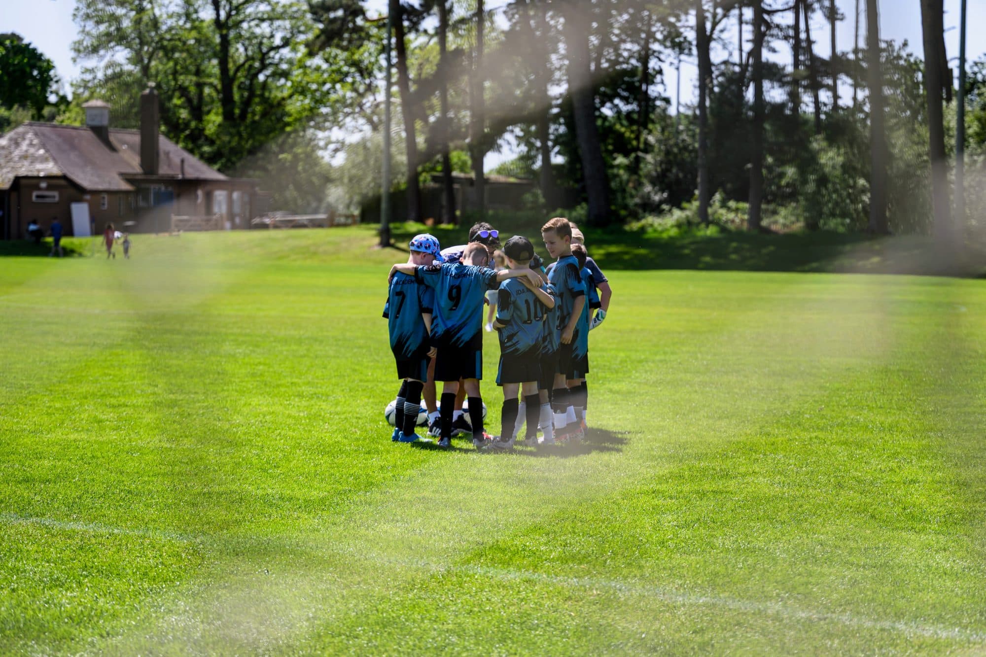 JDA Academy players competing in a match fixture