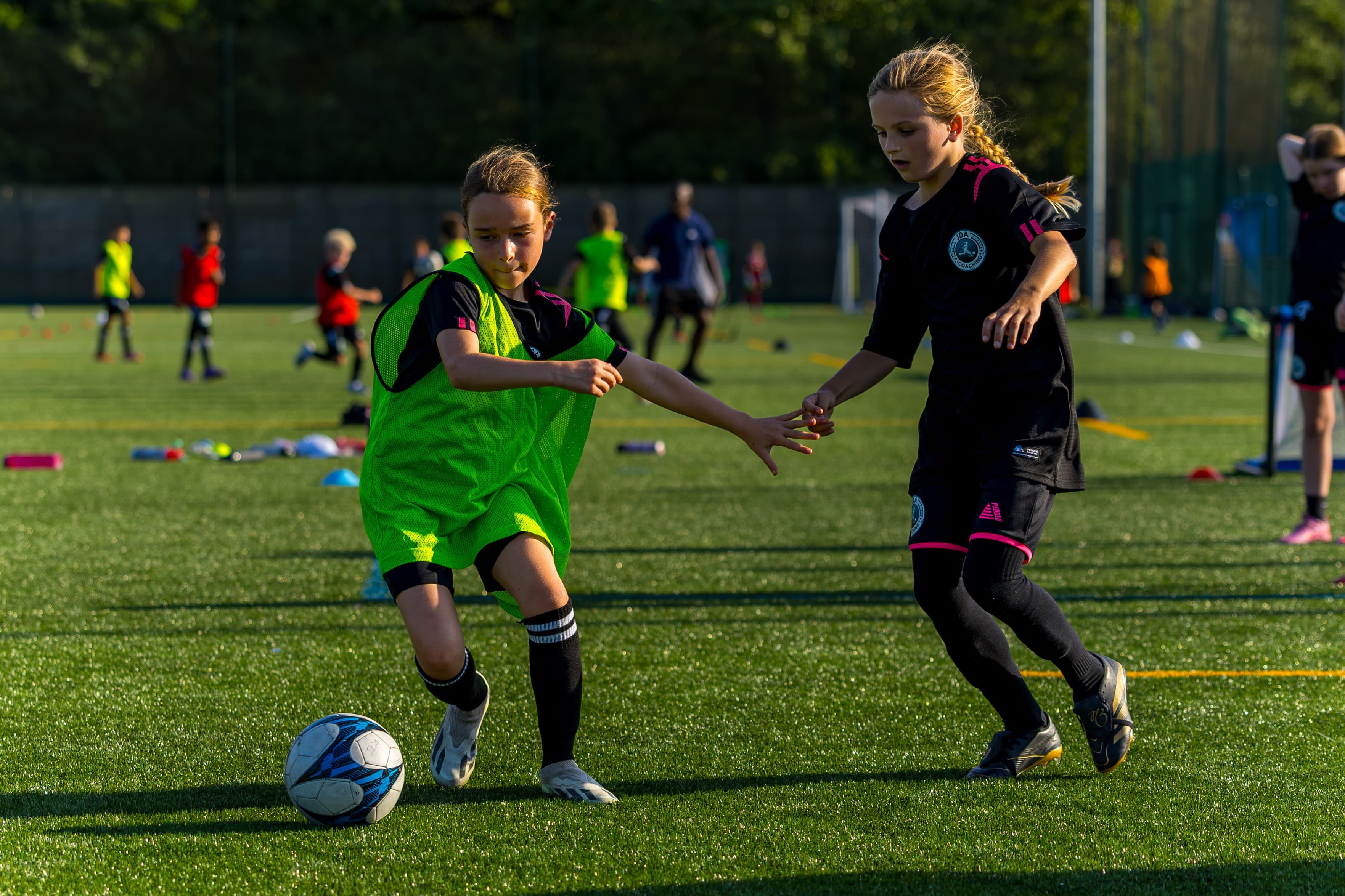 JDA Girls Development Centre players training together