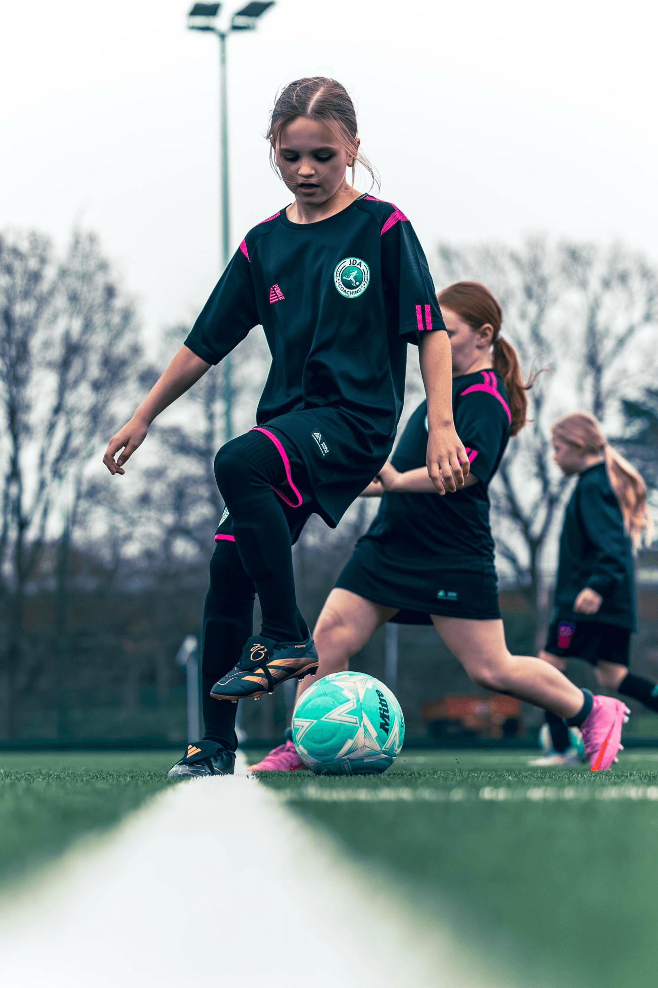 JDA Girls Development Centre players training together