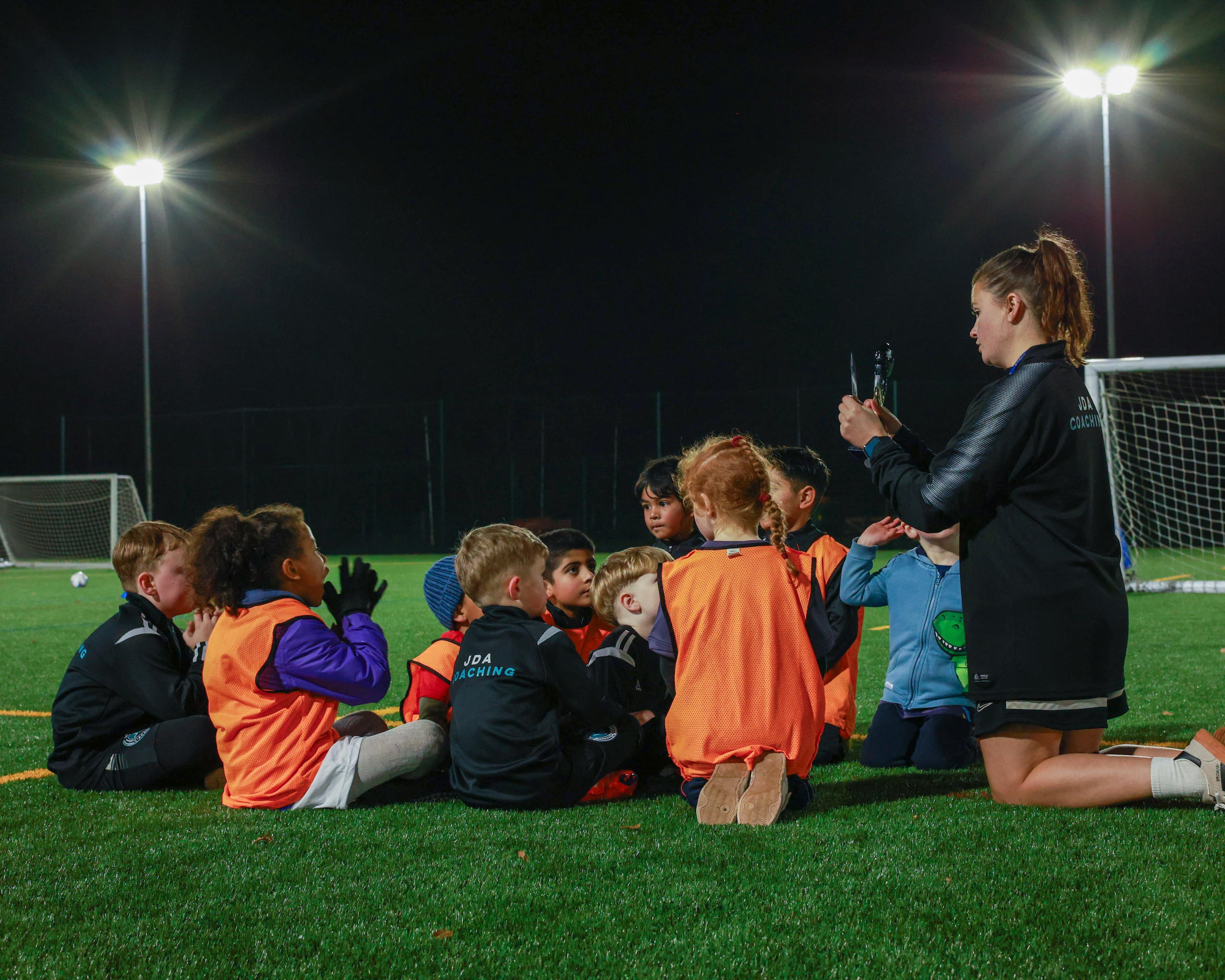 A young JDA Next Gens player enjoying a Thursday session